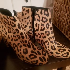 Saint Laurent (YSL) Leopard Boots